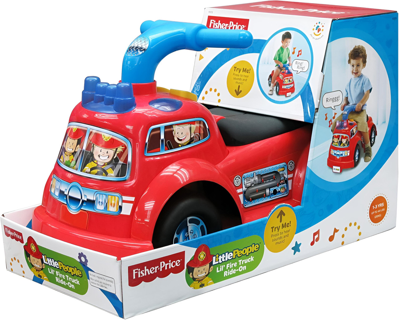 Fisher-Price Lil Fire Truck Ride-On