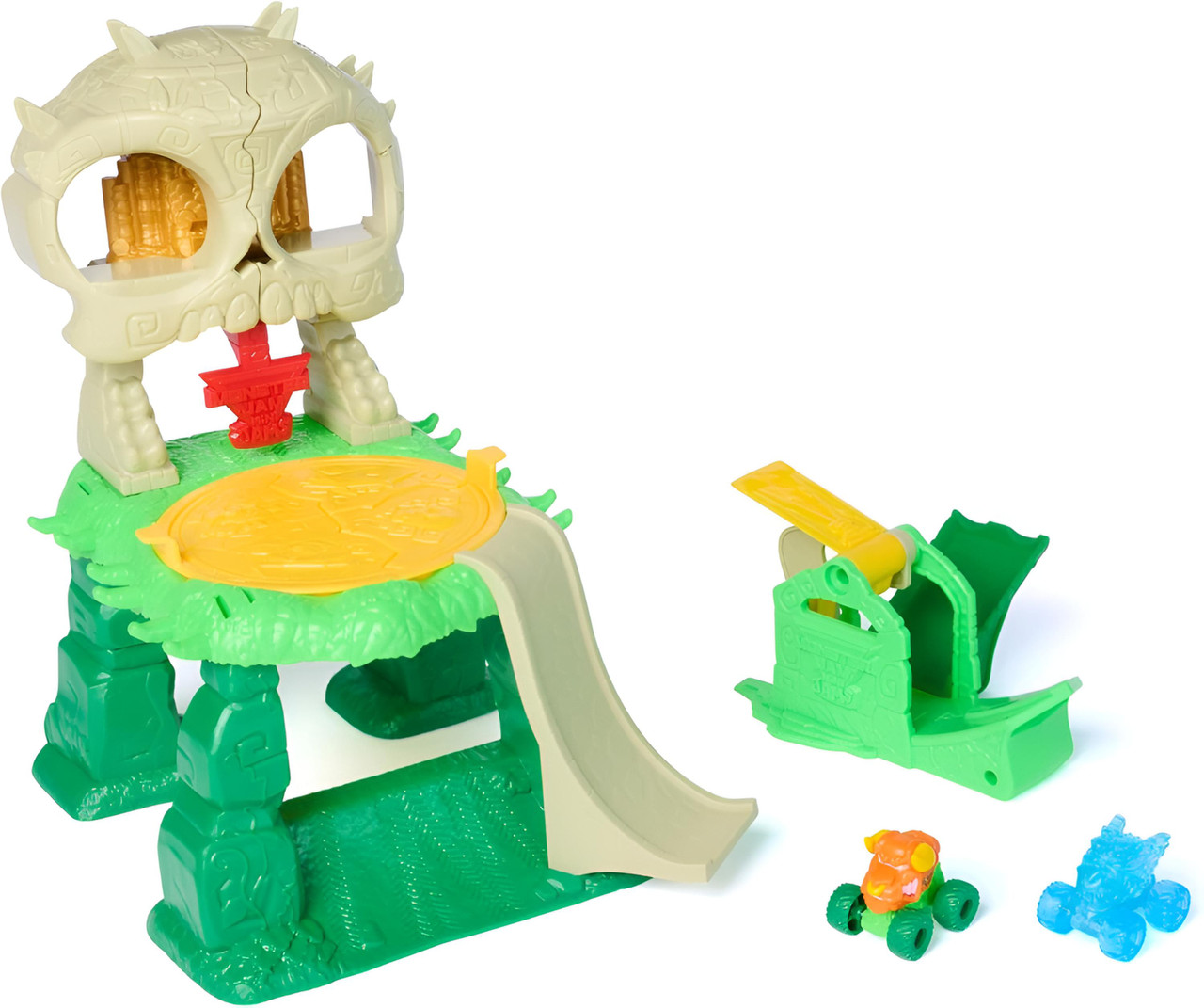 Monster Jam Mini Jams Crash and Crumble Jungle Playset