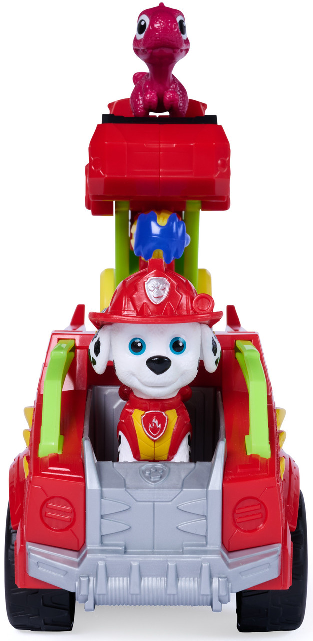 Paw Patrol The Dino Movie - Marshall Dino Vehicle with Dinosaur Figure