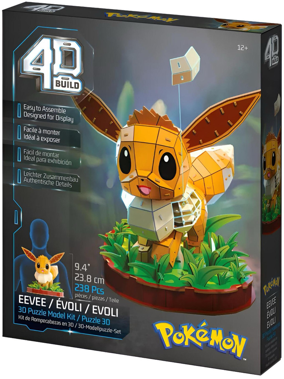 Pokemon 4D Build Eevee 3D Model Kit Puzzle 238pc