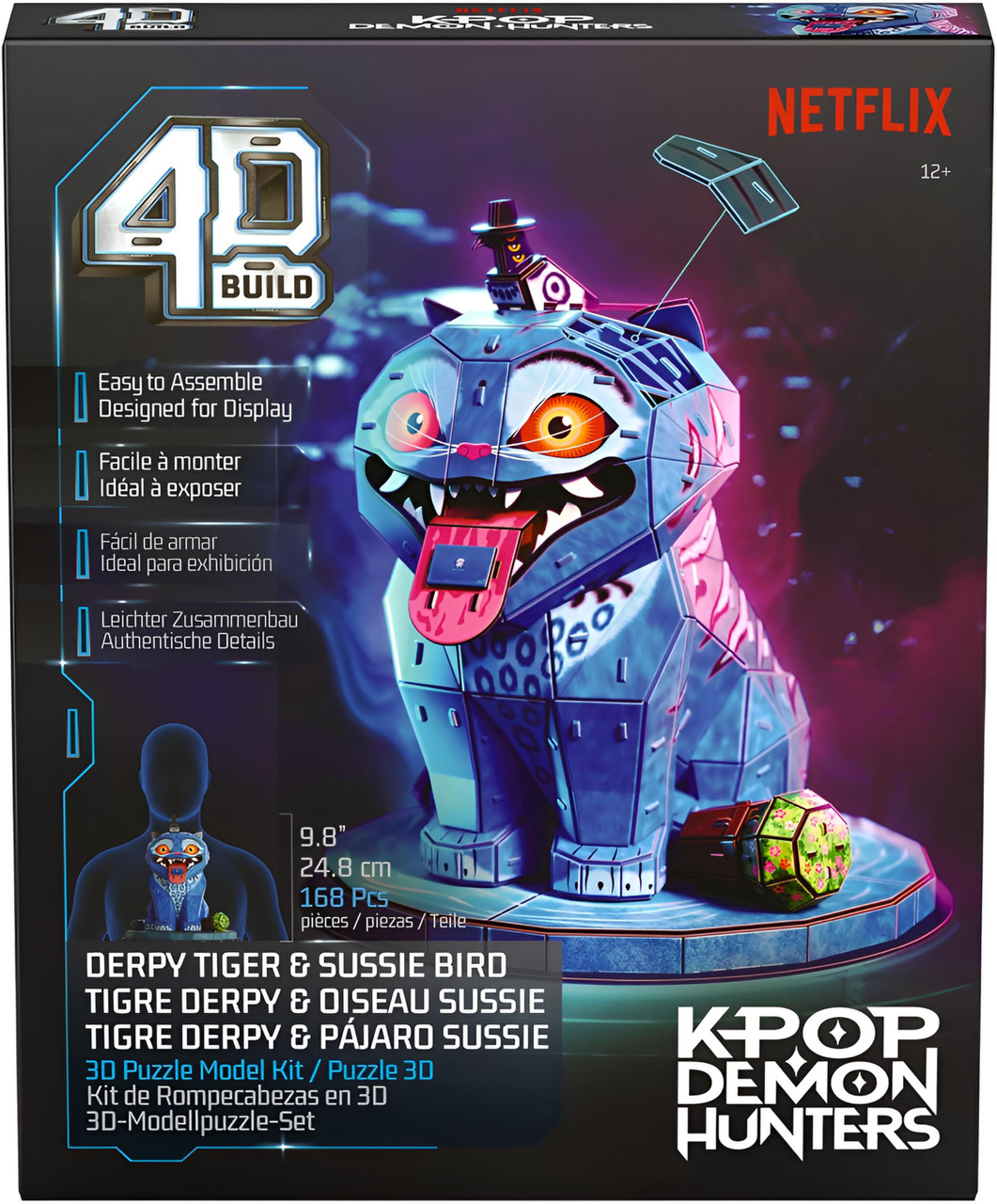 KPop Demon Hunters Derpy Tiger & Sussie Bird 3D Puzzle