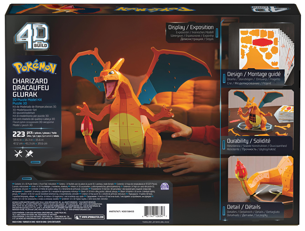 Pokemon Charizard 3D Model Kit 223pc