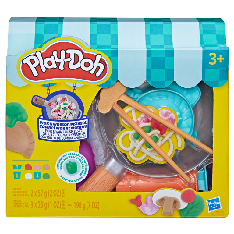 Play-Doh Crazy Waffle Cafe and Wok & Wonton Playset