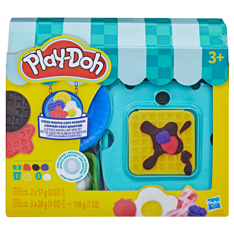Play-Doh Crazy Waffle Cafe and Wok & Wonton Playset