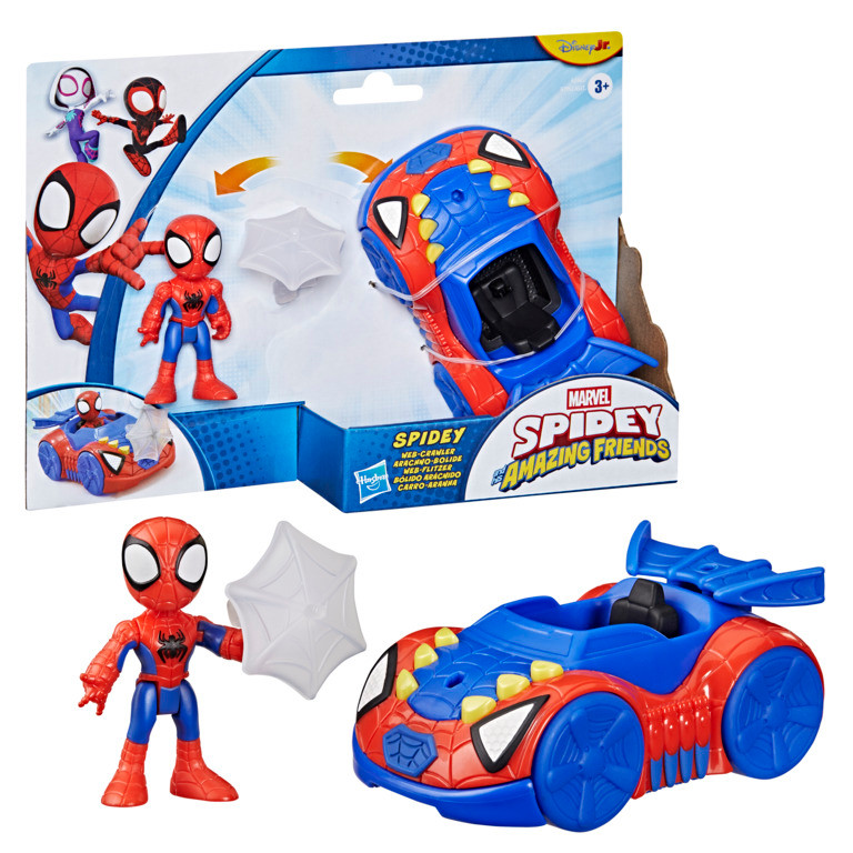 Marvel Spidey and His Amazing Friends 3 inch Action Figures & Vehicles