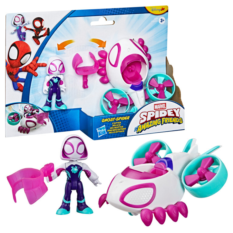 Marvel Spidey and His Amazing Friends 3 inch Action Figures & Vehicles