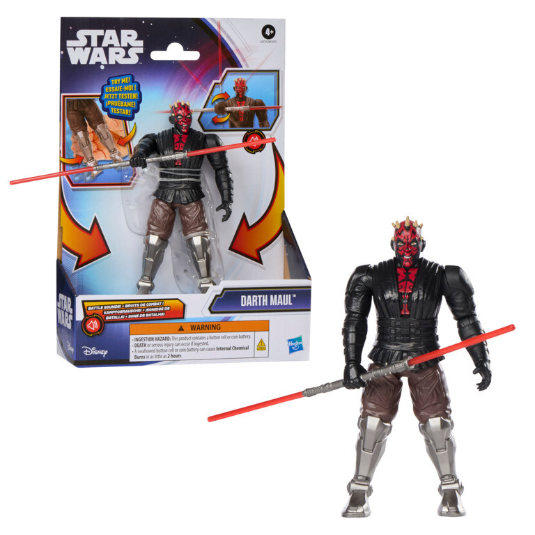 Star Wars Actionverse Deluxe Saga Darth Maul or Chewbacca Action Figure