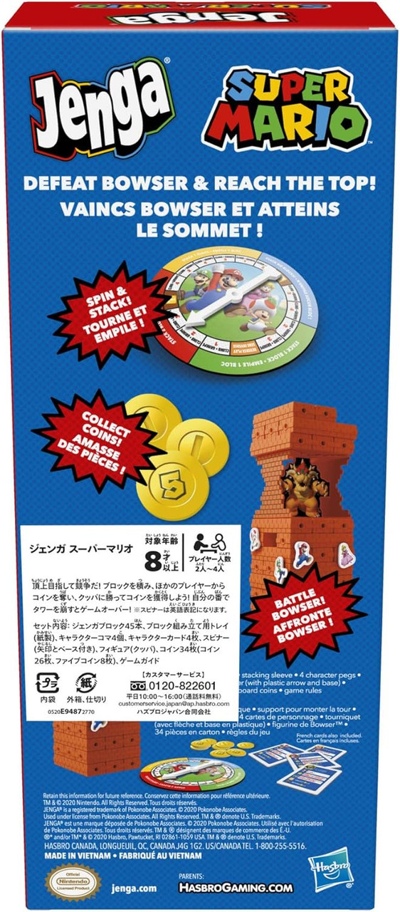 Jenga Super Mario Edition Game