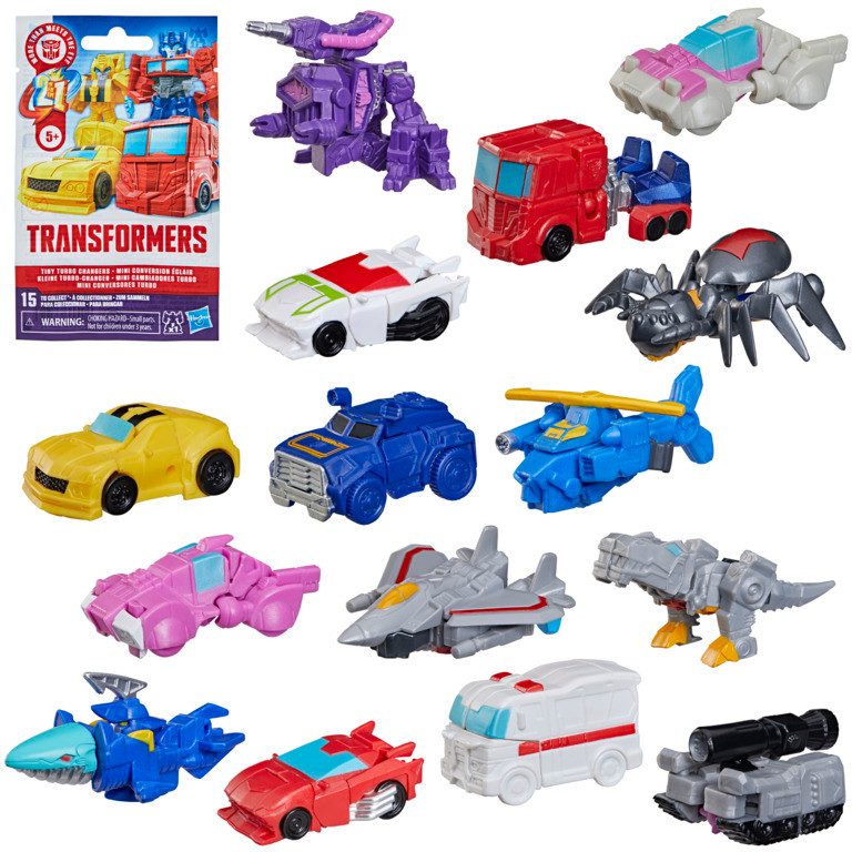 Transformers Tiny Turbo Changers Mini Action
Figures