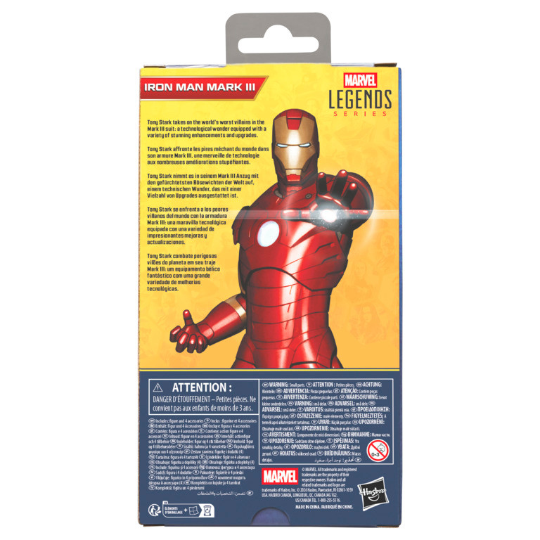 Marvel Legends Series Iron Man Mark III Action
Figure