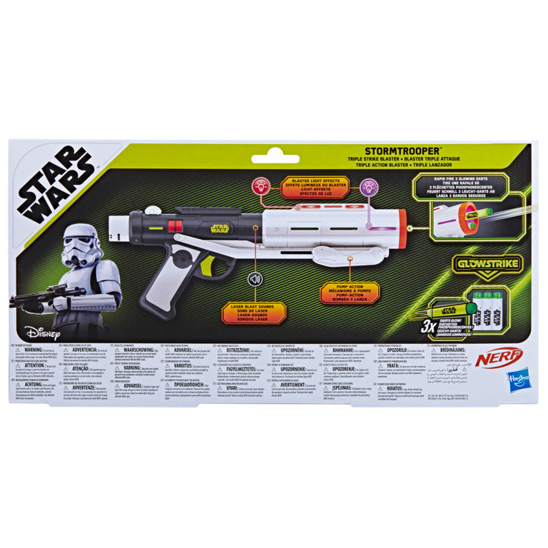 NERF GlowStrike Star Wars Stormtrooper Triple
Strike Blaster