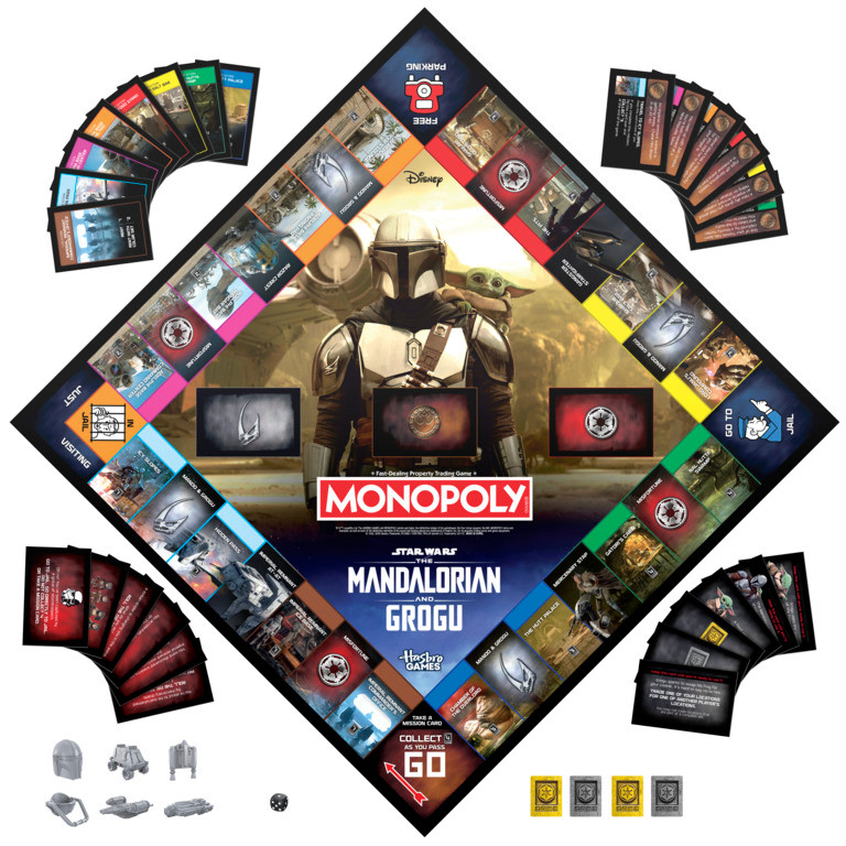 Monopoly: Star Wars The Mandalorian and Grogu Edition Board Game