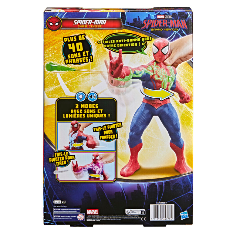 Marvel Spider-Man: Brand New Day Power-Charge
Spider-Man, Electronic Action Figure