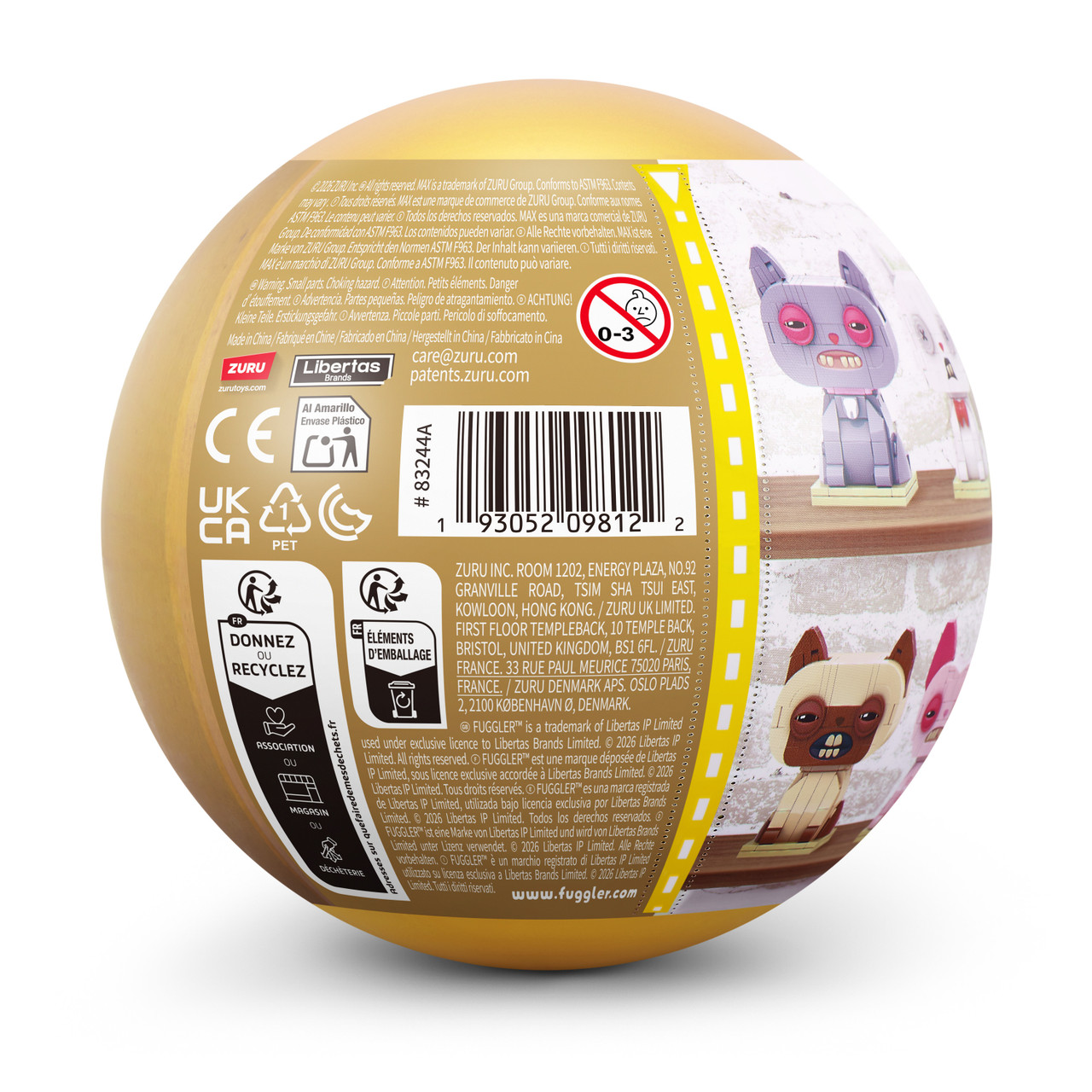 ZURU Max Premium Fuggler Alley Cats S1 - Wrinkle MCS