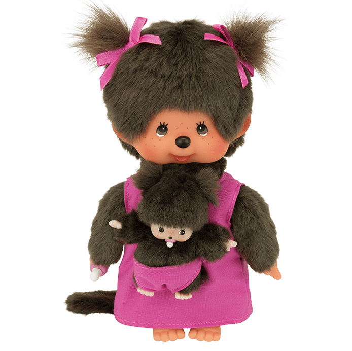 Monchhichi - MotherCare Pink Plush Doll