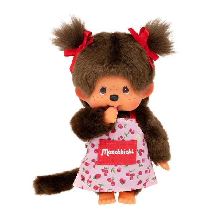 Monchhichi - Girl Flower Apron Plush Doll