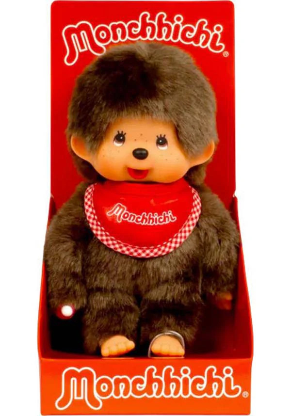 Monchhichi - Super Soft Boy Red Plush Doll