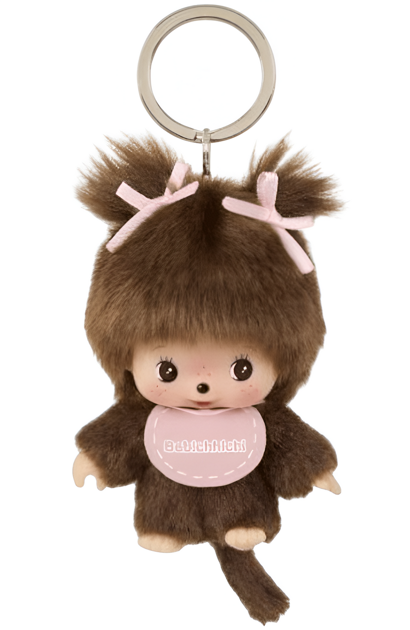 Monchhichi - Mini Bebichhichi Girl KC Plush Keyring