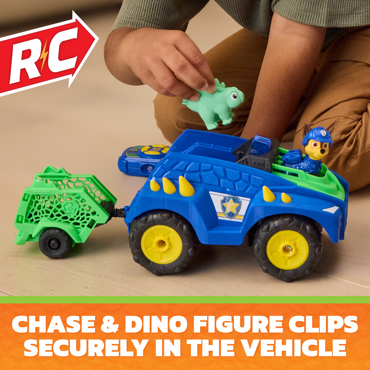 Paw Patrol The Dino Movie - Dino Tow & Dash RC