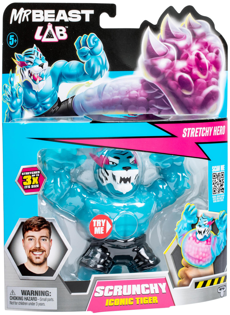 Mr Beast Lab Stretchy Hero - Scrunchy Iconic Tiger