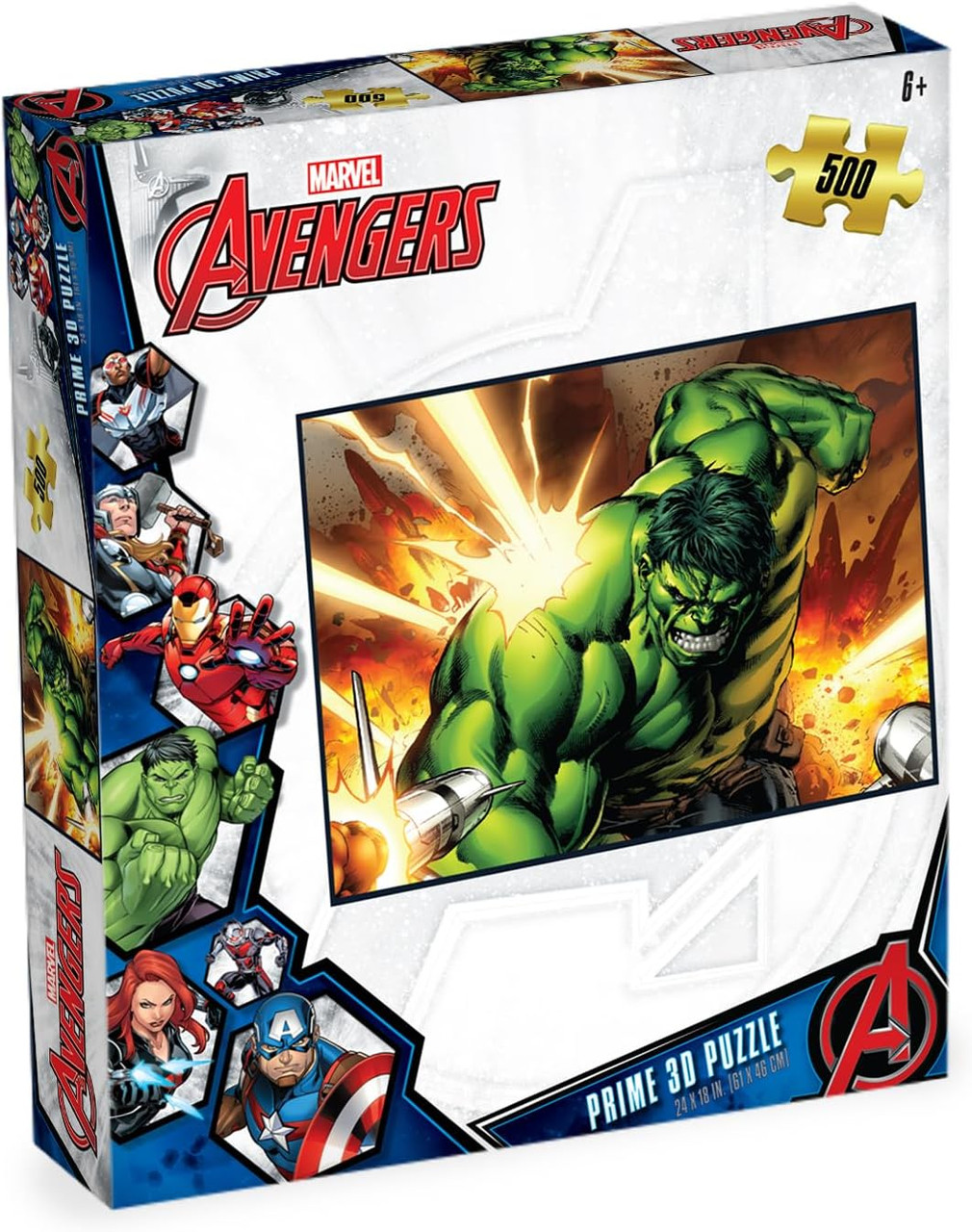 Marvel  Avengers - The Hulk 3D Jigsaw Puzzle 500pcs