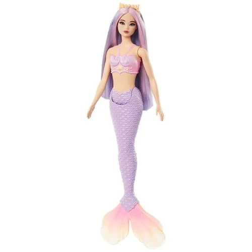 Barbie Mermaid Doll with Pink & Lilac Fantasy Hair HRR06
