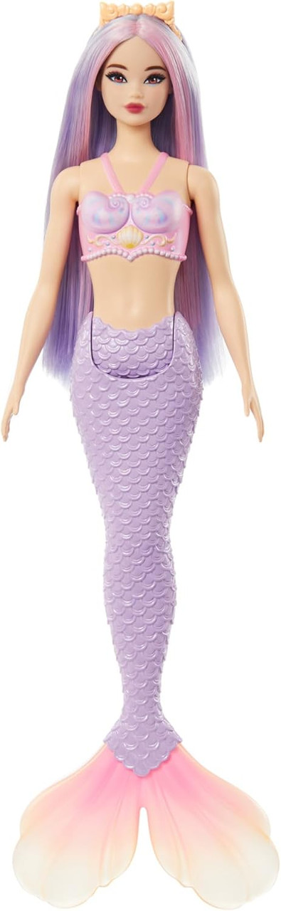 Barbie Mermaid Doll with Pink & Lilac Fantasy Hair HRR06