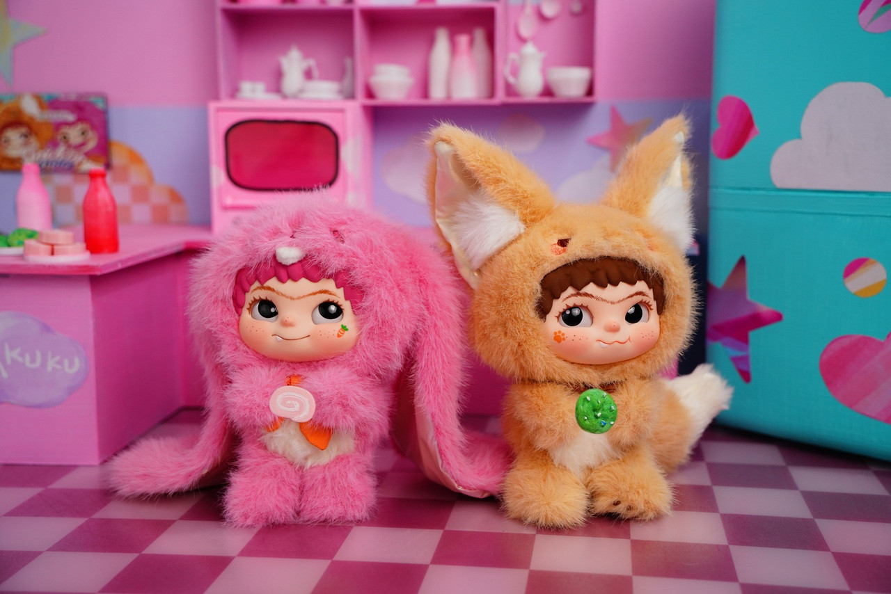 Wakuku Bunny & Fox Mischief Diary Series Figures 
