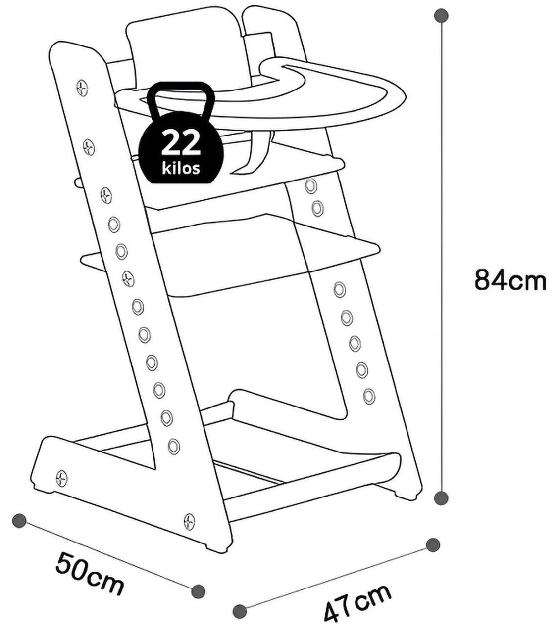 Grow With Me High Chair