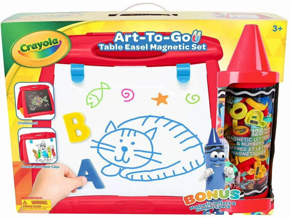 Crayola Art-To-Go Table Easel Magnetic Set