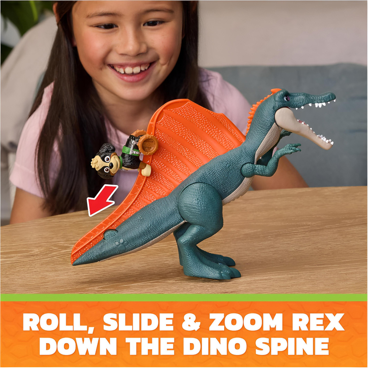 Paw Patrol The Dino Movie - Rise and Roll Dino Set