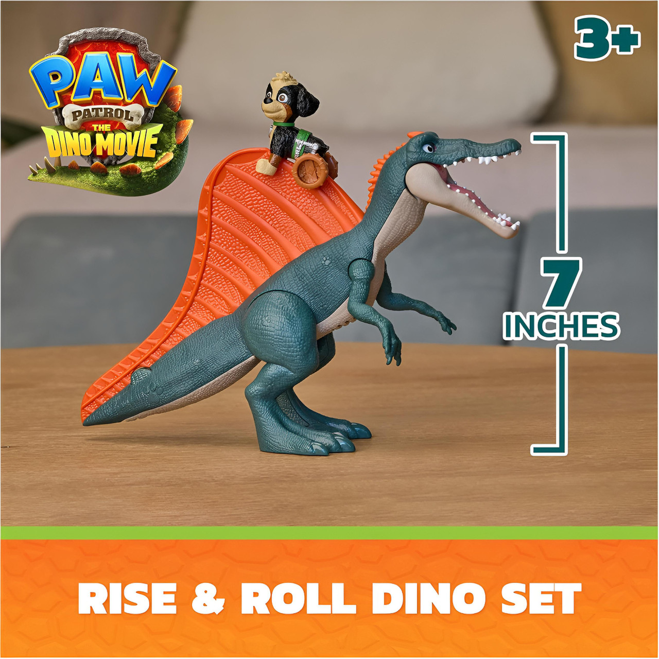 Paw Patrol The Dino Movie - Rise and Roll Dino Set