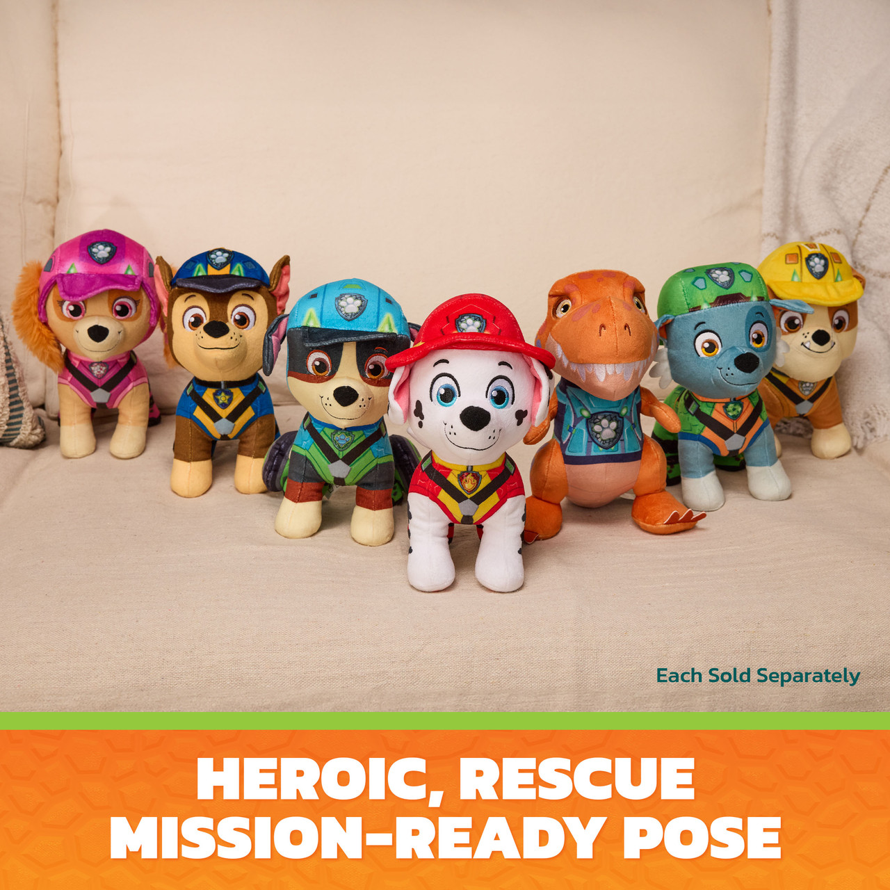 Paw Patrol The Dino Movie 8-inch Plush