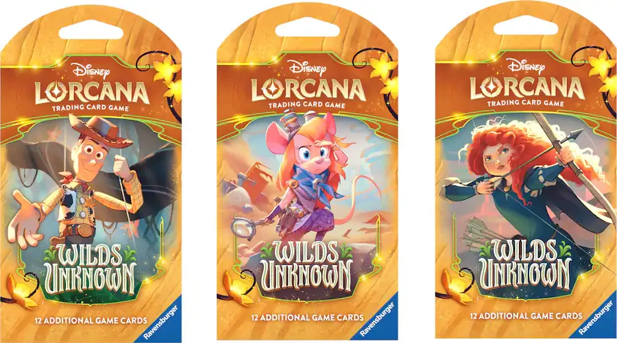 Disney Lorcana Wilds Unknown Sleeved Booster