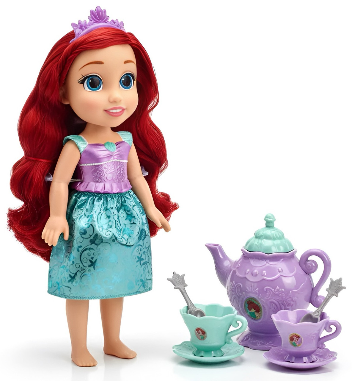 Disney Princess Doll with Tea Set