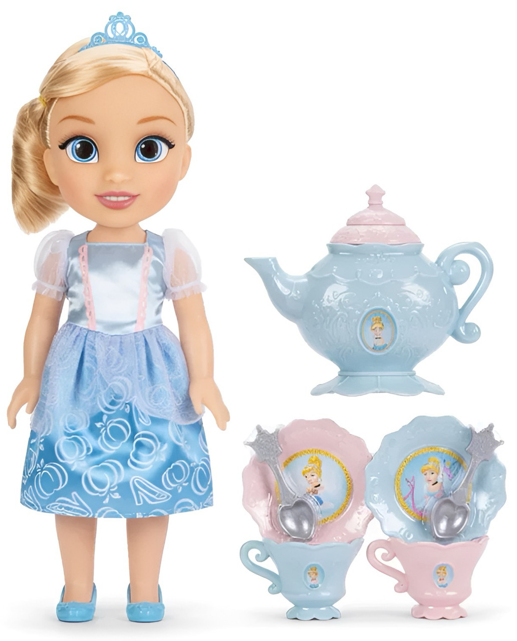 Disney Princess Doll with Tea Set