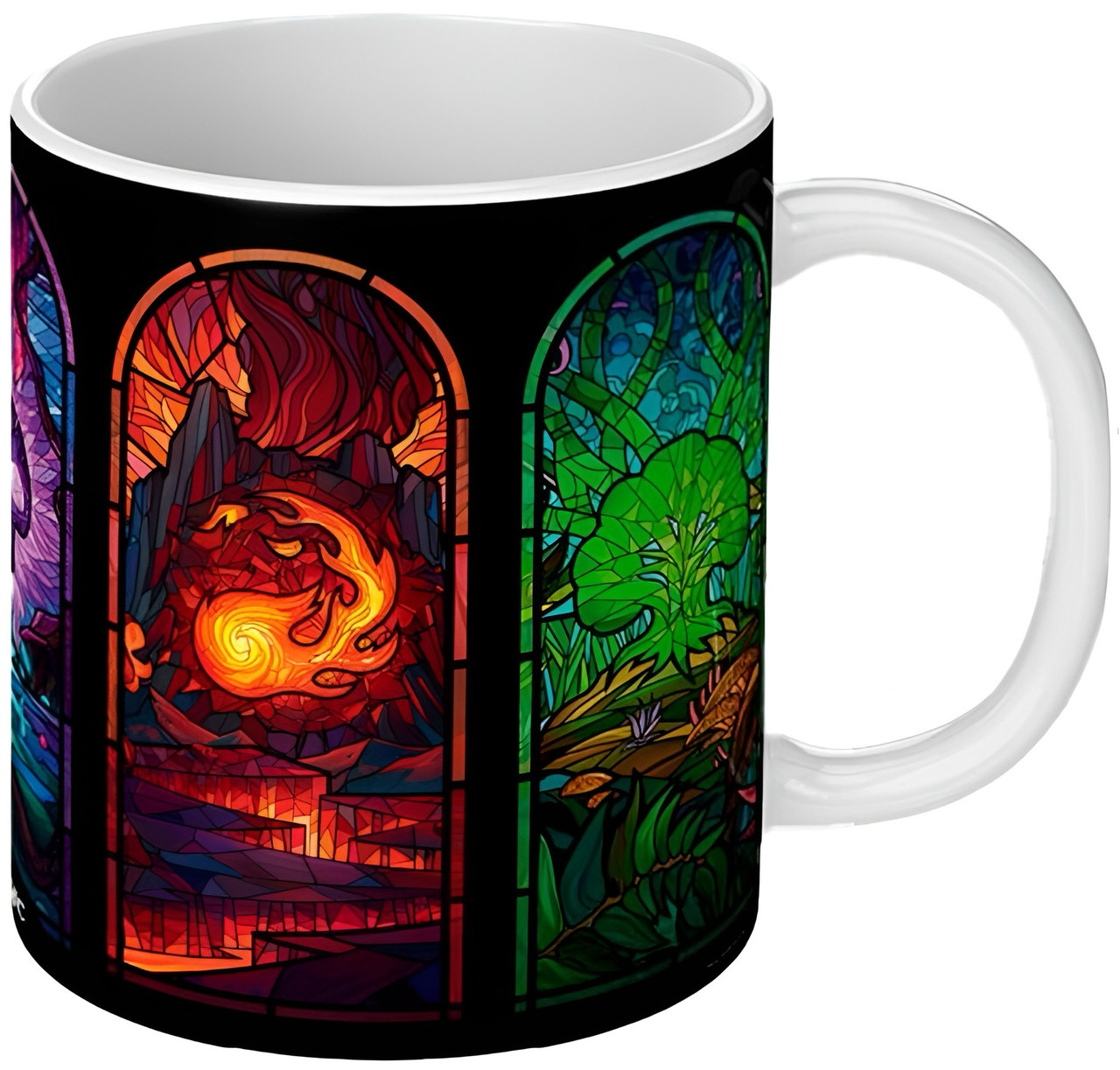 Magic The Gathering - Stained Glass Mug
