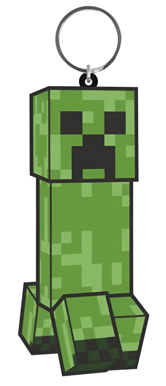 Minecraft - Creeper Moulded Keyring