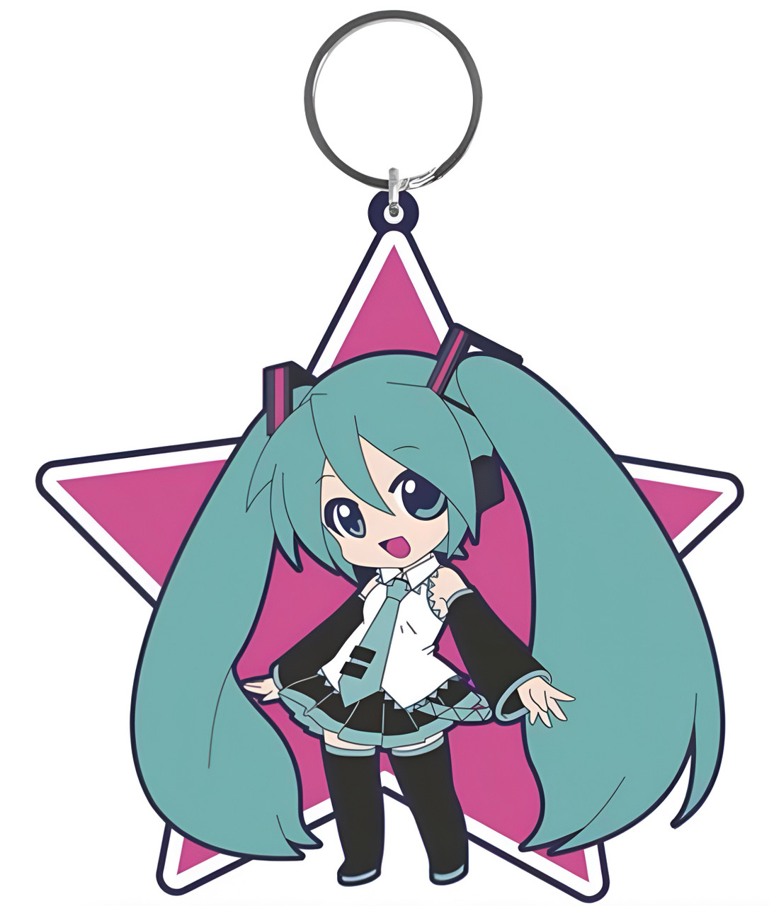 Hatsune Miku - Star Moulded Keyring