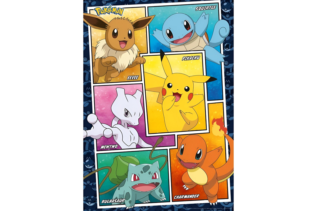 Pokemon - Character Panels 1000pc Puzzle