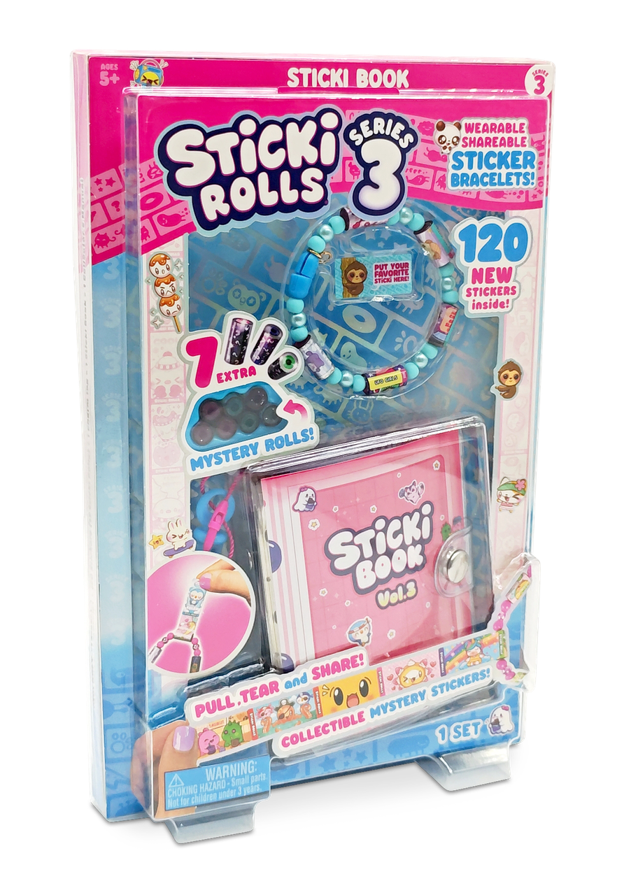 Sticki Rolls Sticki Book Pack Series 3 