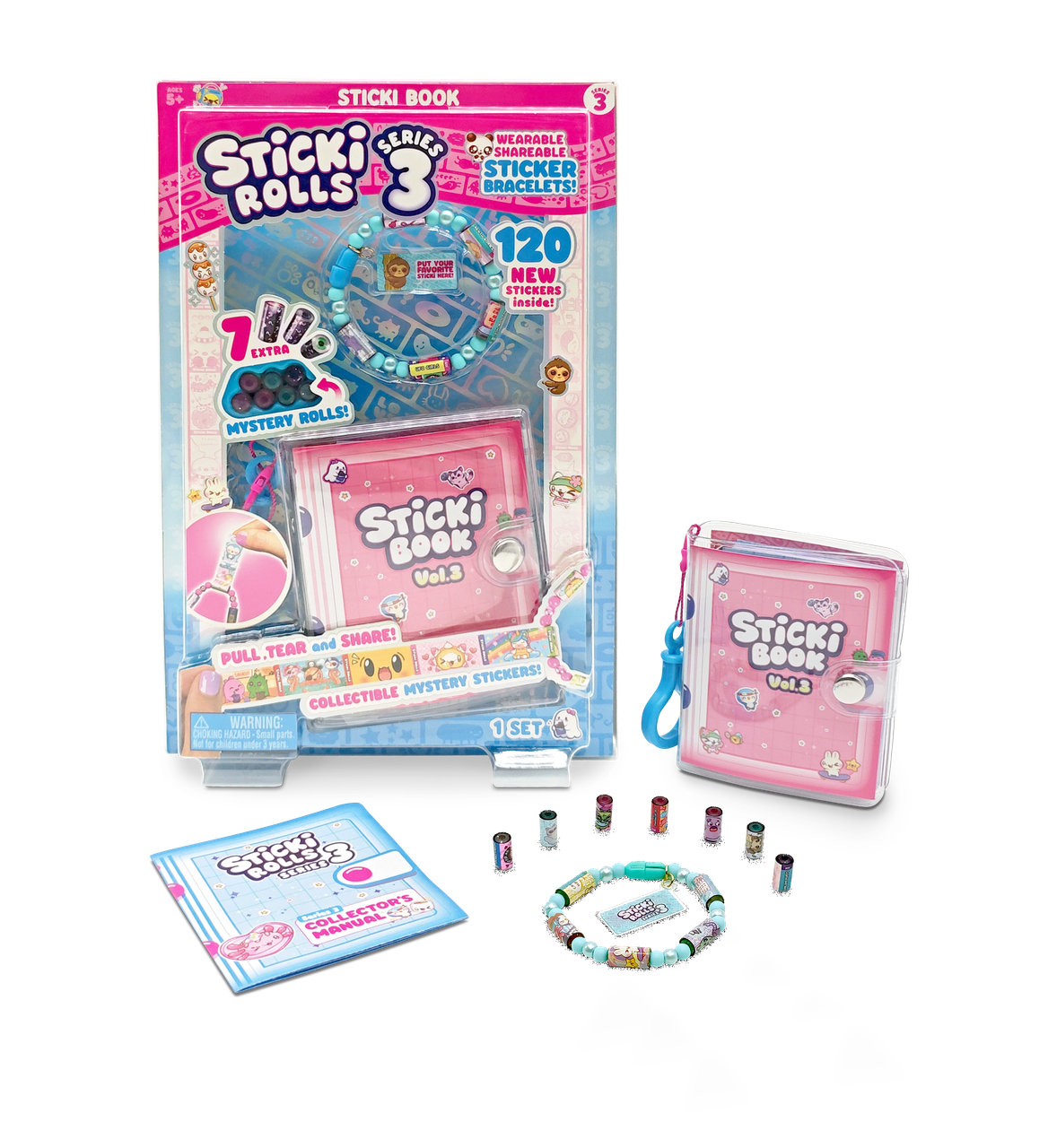 Sticki Rolls Sticki Book Pack Series 3 