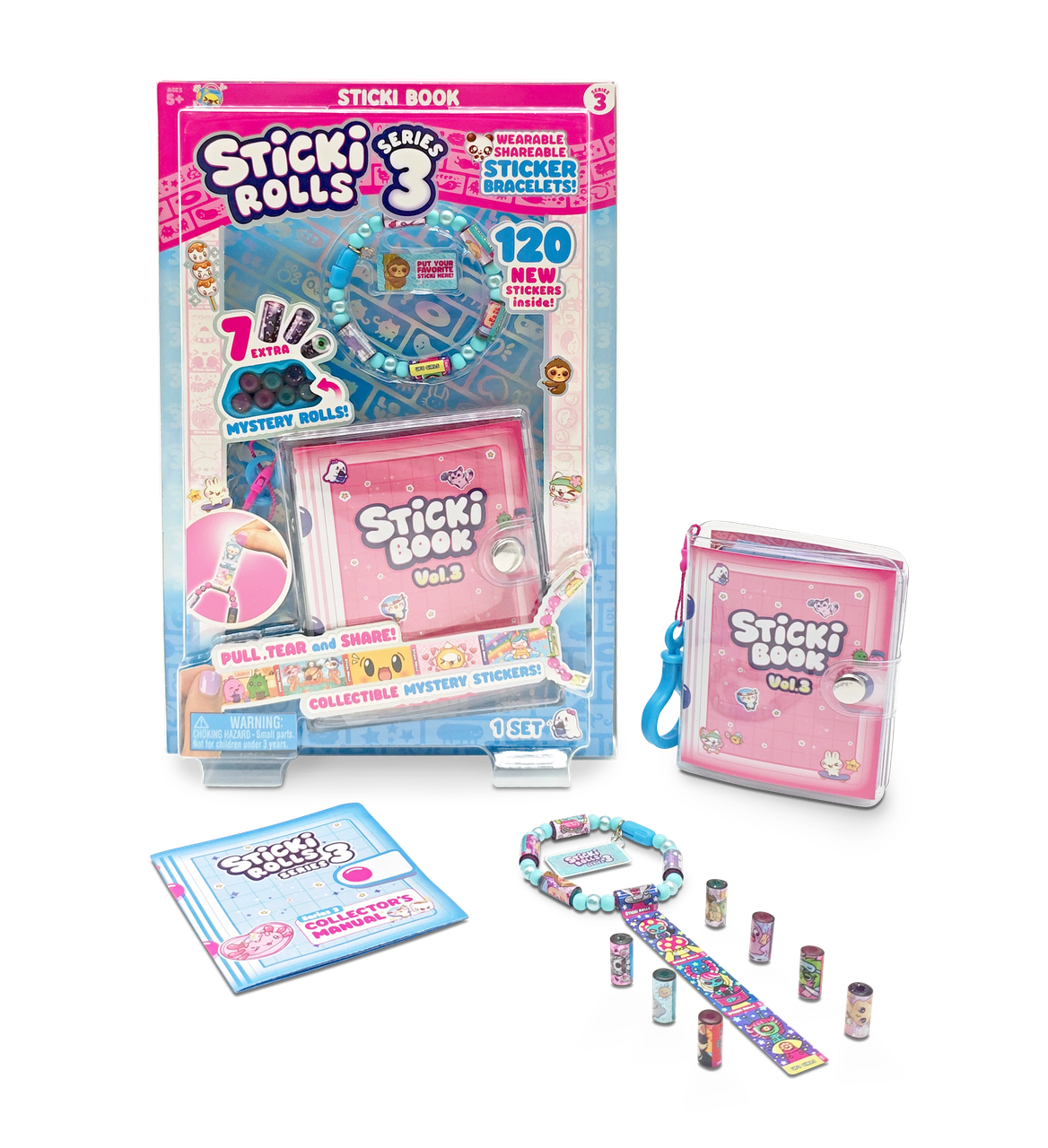 Sticki Rolls Sticki Book Pack Series 3 