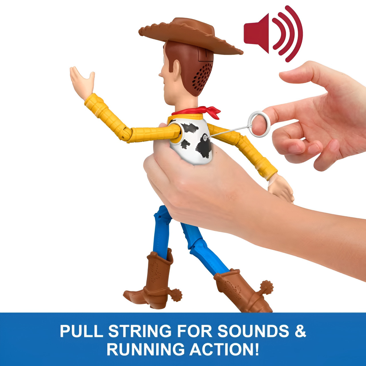 Disney Pixar Toy Story 5 Running Woody 12 Inch Action Figure