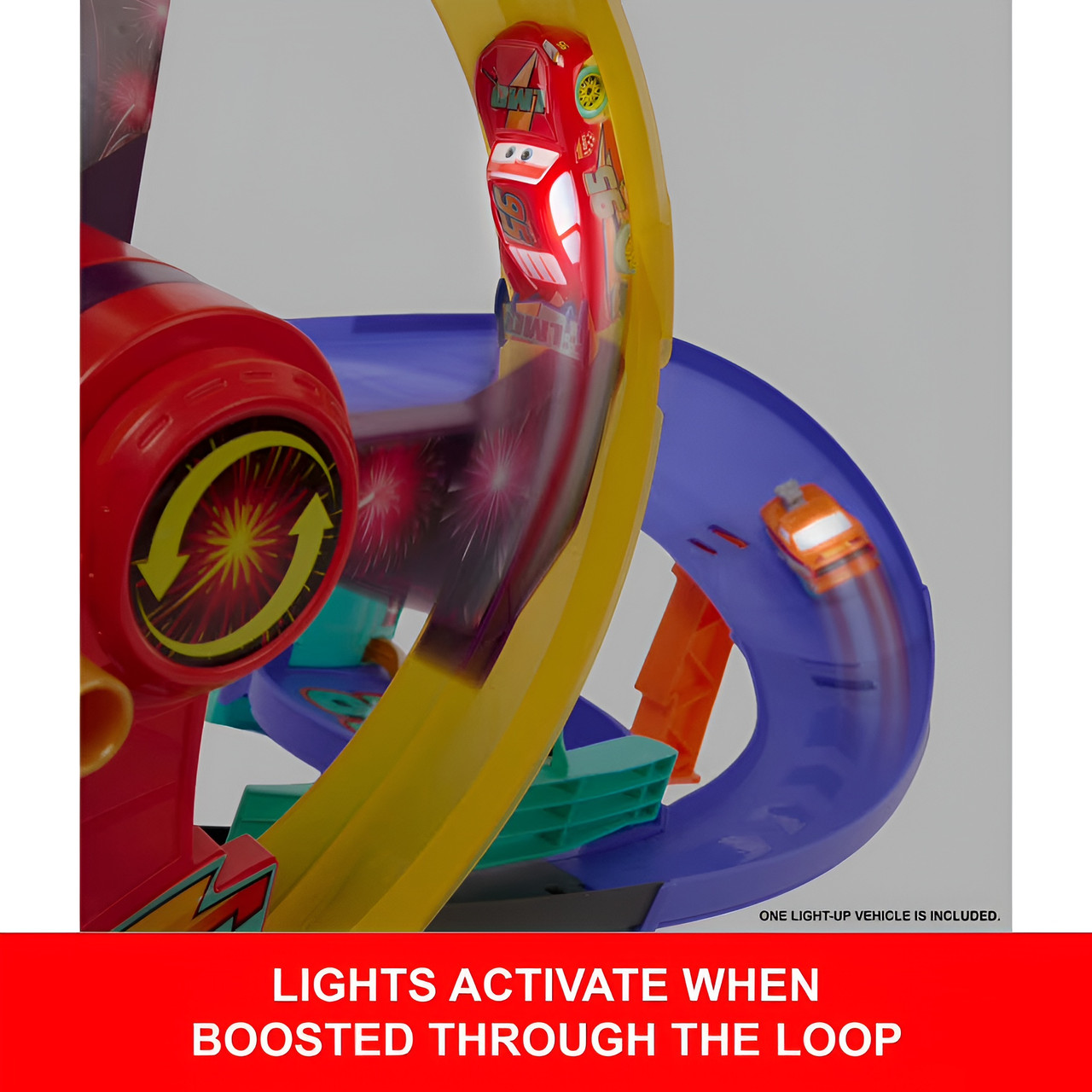 Disney Pixar Cars Lightning Mcqueen Celebration Raceway Playset
