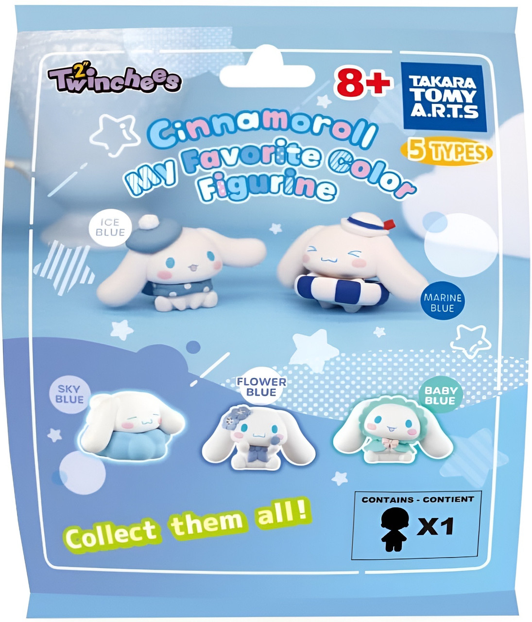 Sanrio Twinchees Cinamoroll My Favourite Colour Blind Pack