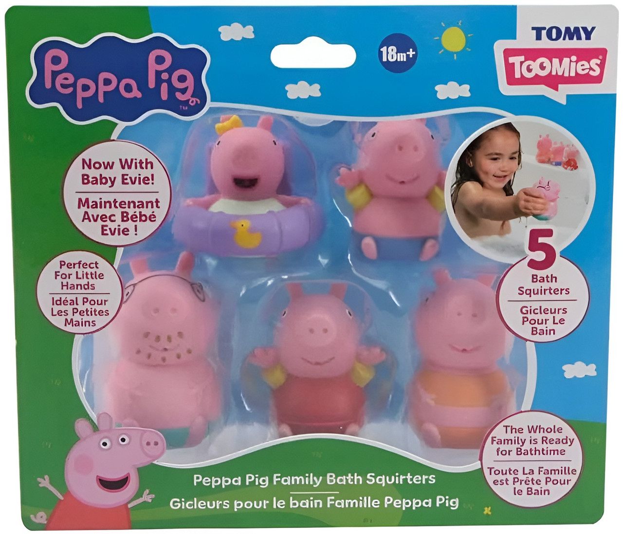 Toomies - Peppa Pig Family Bath Squirters 5 Pack