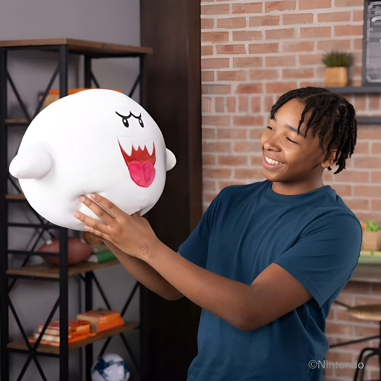 Club Mocchi Mocchi Super Mario Boo Mega 15" Plush