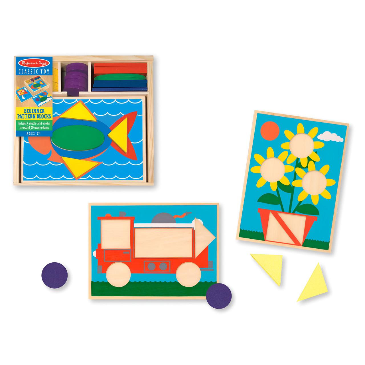 Melissa & Doug - Beginner Pattern Blocks