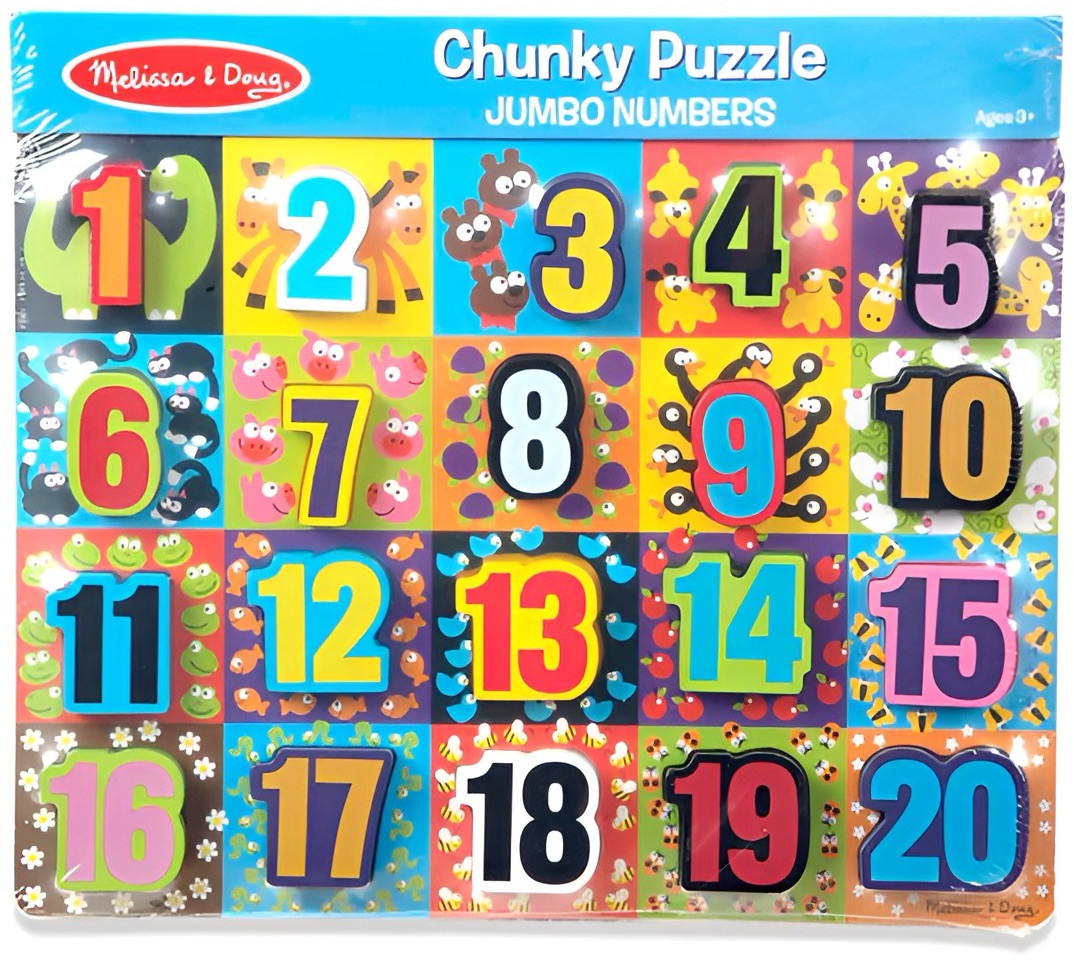 Schleich - Jumbo Numbers Chunky Puzzle